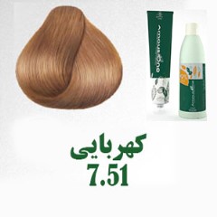 کیت رنگ موی گیاهی آموس وان، رنگ کهربایی