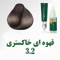 کیت رنگ موی گیاهی آموس وان، رنگ قهوه ای خاکستری